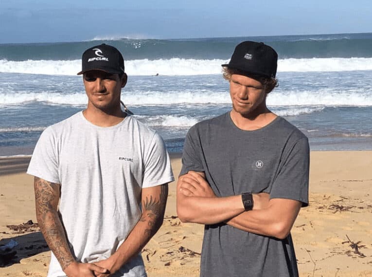 Medina and Florence. Titans of Surfing brought low.